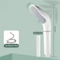 High pressure handheld shower head with filter core ABS material and flexible explosion proof hose. - Snake-Head Shower Head with 2m Hose