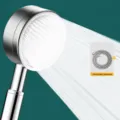 Stainless steel handheld shower head set with 1.5m flexible hose and high pressure. - 304 Stainless Steel Shower Head with 1.5m Hose