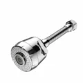 Kitchen Faucet Extender Universal Sprayer Head Anti-Splash Aerator Switchable Mode Tool - 2 Modes Rigid Pipe / Silver