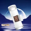 Ersatz Duschfilter Kartusche mit Mineralperlen fuer sauberes Duschwasser, 1 Stueck. - Filterelement 1 Stück Packung / Weiß