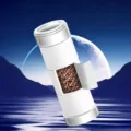 Ersatz Duschfilter Kartusche 5er Set mit Maifanstein Perlen für sauberes Duschwasser. - Filterkern 5er-Pack / Weiß