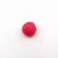 1.5cm mohair winding ball candy color DIY handmade earring pendant accessories decoration - Rose Red