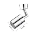Universal 1080° rotating faucet extender mechanical arm splash-proof aerator nozzle for bathroom. - 7-Shape Single Outlet ABS Material