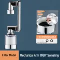 Universal Faucet Extender 1080° Rotating Robotic Arm Splash Filter Aerator Tap Nozzle - Filtering Robotic Arm Faucet Aerator