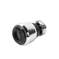 Universal 360-degree rotating faucet aerator booster anti-splash water nozzle filter - Small Black Head Short Style