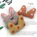 Cute felt bow hair clip accessories DIY kids hairwear material multicolored set option - Mickey Bow / Korean Pink
