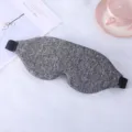 3D Slaapmasker Ergonomisch Ademend Verduisterend Oogmasker voor Reizen en Middagdutje - Lichtgrijs Gemêleerd