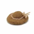 Mini cappello in feltro di lana accessorio per bambola berretto marrone fermaglio decorazione - Marrone