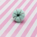 Wool felt large pumpkin DIY headwear accessory children cartoon brooch pendant craft supply - Fruit Green