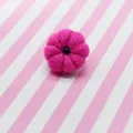 Rosa Filz Kürbis Zubehör, DIY Bastelmaterial für Brosche, Kopfbedeckung und schöne Dekoration. - Fuchsia