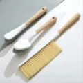 Multifunctional wooden handle cleaning brush set for bed sofa and household dust removal. - Three-Piece Set / White
