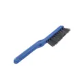 Cepillo de limpieza de plástico azul con cerdas rígidas, práctica herramienta del hogar. - Cepillo para Ranuras de Suelo / Azul marino