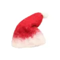 Cappello di Babbo Natale in feltro di lana Mini cappello rosso natalizio Accessorio bambola - Rosso