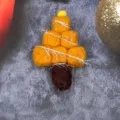 Wool felt 3D Christmas tree pendant holiday gift box accessory cute holiday decoration sku - Turmeric