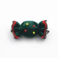 Accesorio de manualidades caramelo de felpa verde, colgante de tela lindo para pinzas de pelo. - Verde