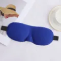 Bequeme 3D Kontur Schlafmaske Atmungsaktive Verdunkelung Augenmaske fuer Reise Blau - Saphirblau