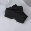 Mascarilla de dormir de seda negra cobertura completa sombreado viaje suave comoda - Negro