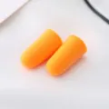 Comfortable slow rebound foam earplugs for sleeping, anti-noise hearing protection, 2pcs. - OPP Bag / Orange