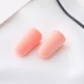Pink slow rebound memory foam earplugs for noise reduction, sleep and study variant. - Pink