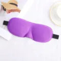 Lila 3D Schlafmaske, ergonomische weiche elastische Maske für Reisen und gute Erholung. - Lila