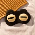 Niedliche Cartoon Frosch Plüsch Schlafmaske mit 3D Augen weiche bequeme Schattenbinde. - Schläfriger Bär / Einzelne Augenmaske