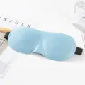 Lichtblauwe 3D contour slaapmasker, ademend verduisterend oogmasker met elastische band. - Hemelsblauw