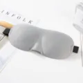 Antifaz para Dormir 3D Gris, Mascarilla Ocular Ergonómica y Opaca para Viajes y Descanso - Gris