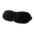 Schwarze 3D Schlafmaske für Damen und Herren, atmungsaktive und verdunkelnde Augenmaske. - Verbesserte Version / Schwarz