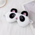 Cute panda plush sleep mask soft fluffy eye cover for sleeping travel shading relaxing comfort - Cute Panda