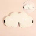 Cómoda máscara de sueño contorneada 3D con bonito diseño de pestañas para bloquear luz. - Blanco Roto