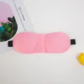 Rosa 3D Kontur Schlafmaske bequeme atmungsaktive lichtundurchlässige Augenmaske Reise - Nur Maske / Rosa