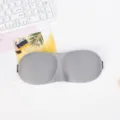 Komfortable 3D Kontur Schlafmaske für optimale Lichtabschirmung und erholsame Entspannung. - Nur Maske / Grau