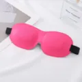 Μάσκα ύπνου 3D περίγραμμα αναπνεύσιμη μάσκα συσκότισης για ταξίδι αεροπλάνο ροζ χρώμα - Τριανταφυλλί