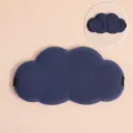 3D Cloud Sleep Eye Mask Blackout Memory Foam Comfortable Breathable Travel Rest Blindfold - Navy Blue
