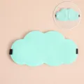 3D Cloud Sleep Mask Soft Breathable Shading Memory Foam Eye Mask for Better Rest Travel - Sky Blue