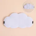 White 3D cloud contoured sleep mask for sleeping, breathable memory foam eye mask. - Light Purple
