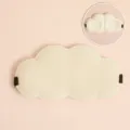 3D cloud sleep eye mask, breathable memory foam shading sleeping eye cover relief - Khaki