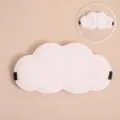 3D cloud sleep mask, breathable memory foam shading eye mask for comfortable sleeping. - Light Pink