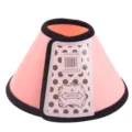 Rosa Haustier Erholung Halsband weiche Kegel fuer Hunde und Katzen verstellbarer Schutzschild Ansicht - A1 / Rosa