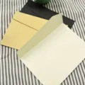 Sobres de papel kraft vintage en blanco creativos minimalistas para tarjetas postales - 11.4x16.2cm / Estilo Tanga / Blanco