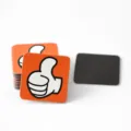 Orange Square Thumb Magnetic Stickers For Refrigerator Magnets Teaching Supplies - Orange
