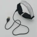 USB Oplaadbare LED Lichtgevende Armband Reflecterende Veiligheid Voor Nachtlopen - Regenboog