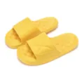 Yellow soft cushion comfort house slippers for men and women daily non slip slides shoes - 40-41 / Yellow