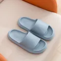 Light blue non-slip home slippers, comfortable cushion EVA sandals for indoor and bathroom use. - 40-41 / Light Gray