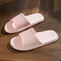 Pink EVA home slippers for couples, comfortable indoor soft anti-slip bathroom sandals. - 36-37 / Pink