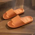 Orange home slippers for men and women, comfortable soft foam casual indoor shower slides shoes. - 36-37 / Orange