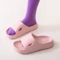 Pink thick sole slide sandals for women and men, comfortable summer indoor outdoor slippers. - 36/37 / Pink