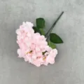Artificial pink hydrangea flower detail, premium silk floral decoration for home, wedding and party. - Light Pink