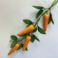 Artificial carrot vegetable hanging string vine garland farm restaurant home wall decor prop - Carrot