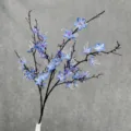 Künstlicher blauer Blumenast für Hochzeitsdekoration und künstliche Blumenarrangements. - Saphirblau